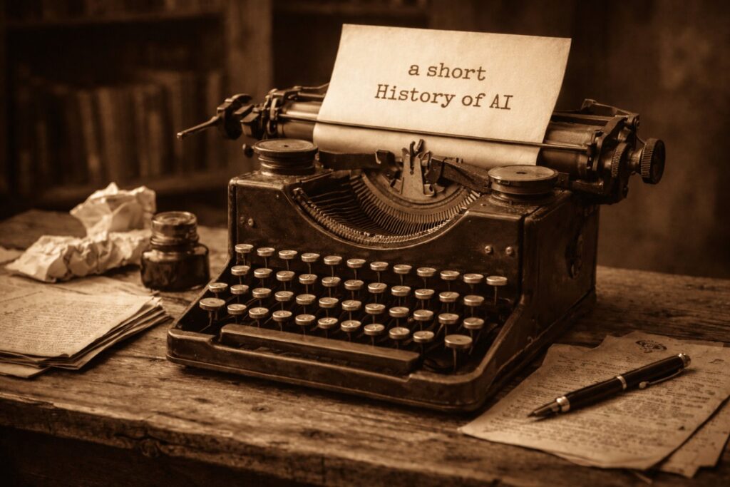 Bild einer alten Schreibmaschine