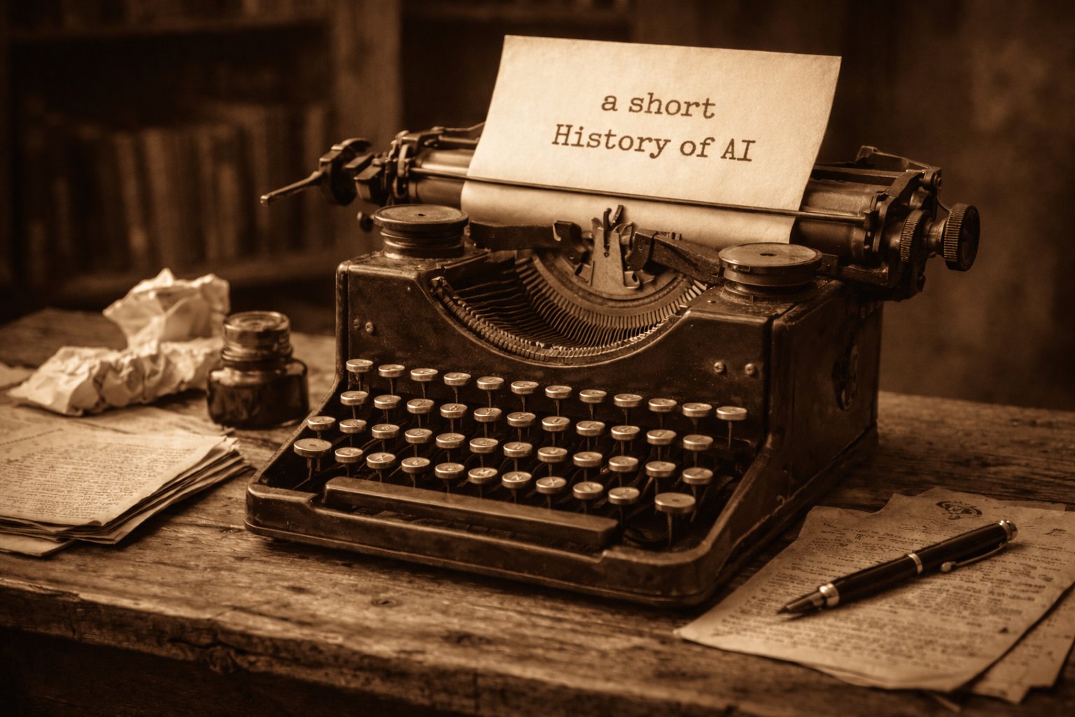 Bild einer alten Schreibmaschine